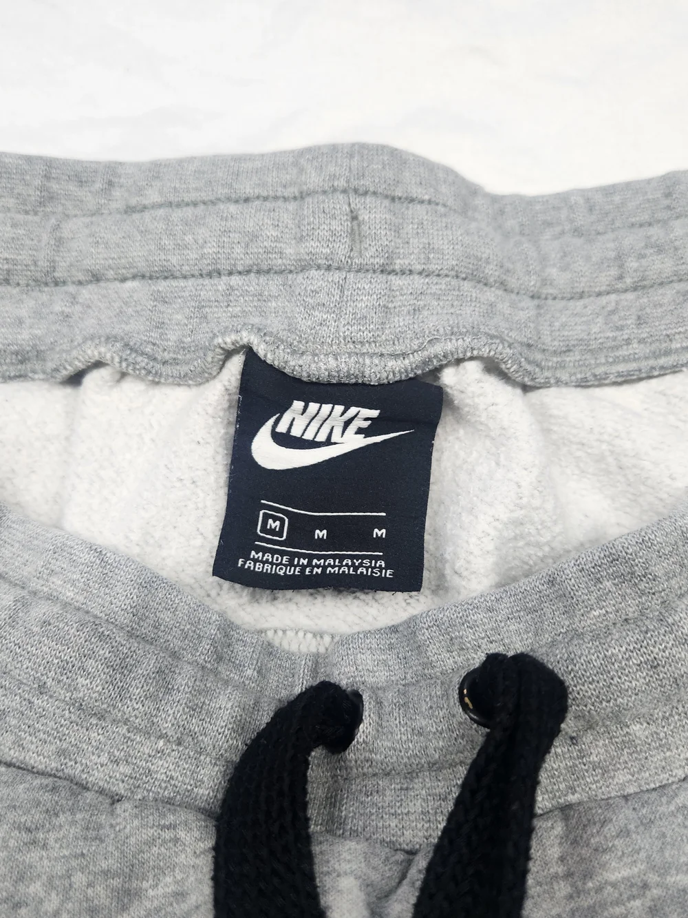 Nike Gray 'NIKE AIR' Logo Track Joggers